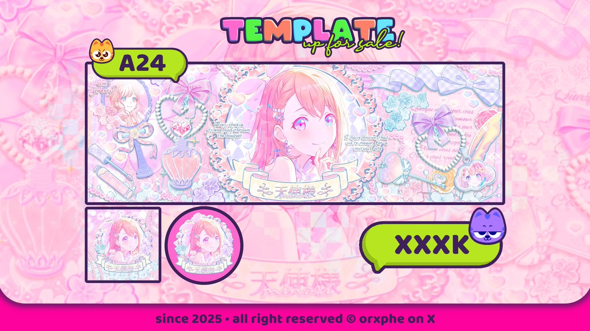 orxphe's tweet image. ORPHE on the scene! 🫧🌟
Haiihai, etmintachi kembali dengan 4 template yang siap diospek! Menurut kalian bagaimana, nih? 👀 Jika ada yang tidak aman bisa langsung DM kami ya 💗
SFU #ZONAUANG #ZONAJAJAN #ZONABA