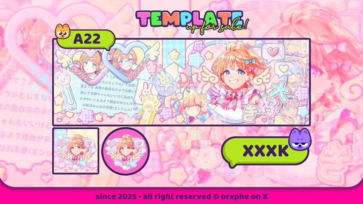 orxphe's tweet image. ORPHE on the scene! 🫧🌟
Haiihai, etmintachi kembali dengan 4 template yang siap diospek! Menurut kalian bagaimana, nih? 👀 Jika ada yang tidak aman bisa langsung DM kami ya 💗
SFU #ZONAUANG #ZONAJAJAN #ZONABA