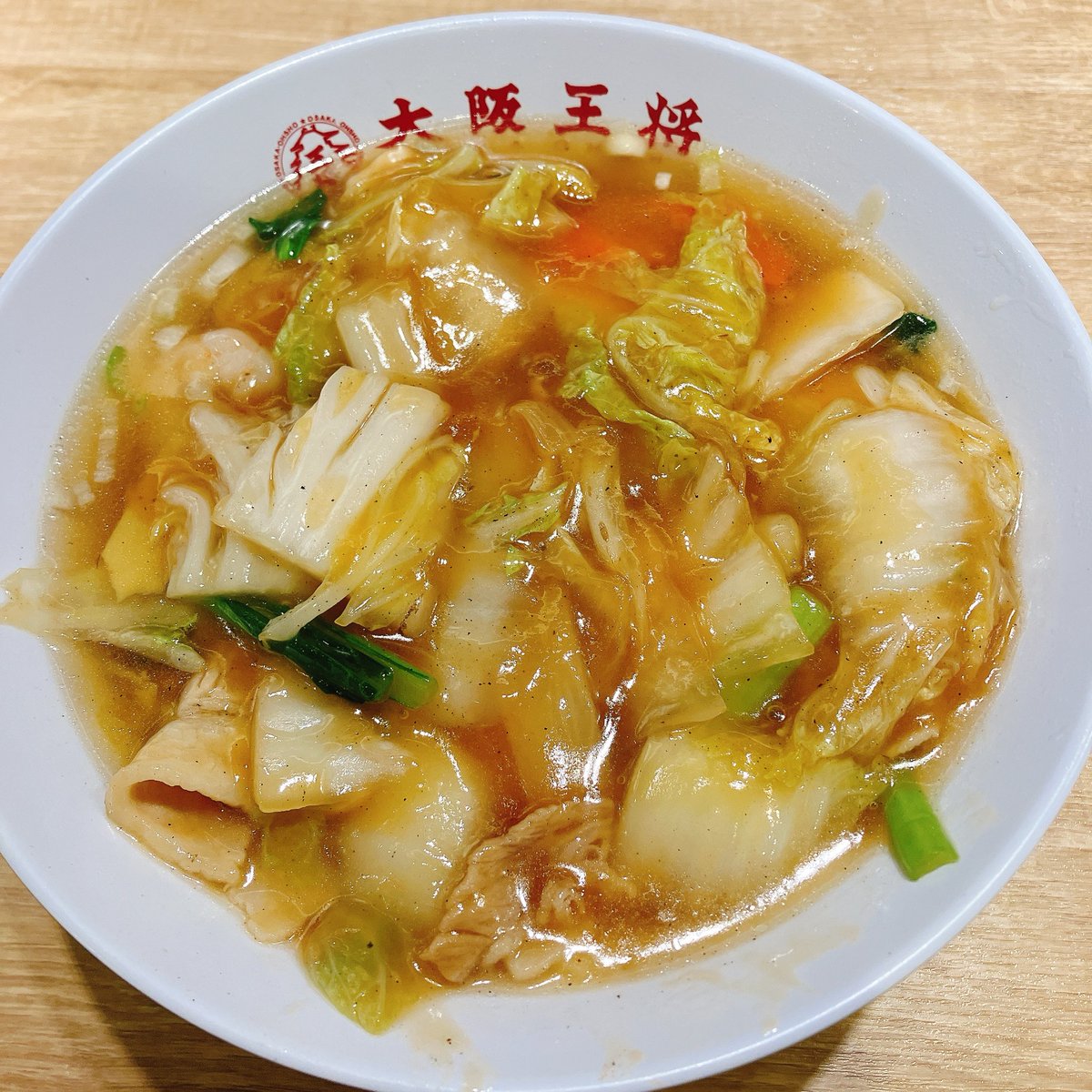 sirap_461's tweet image. 大阪王将　五目あんかけラーメン