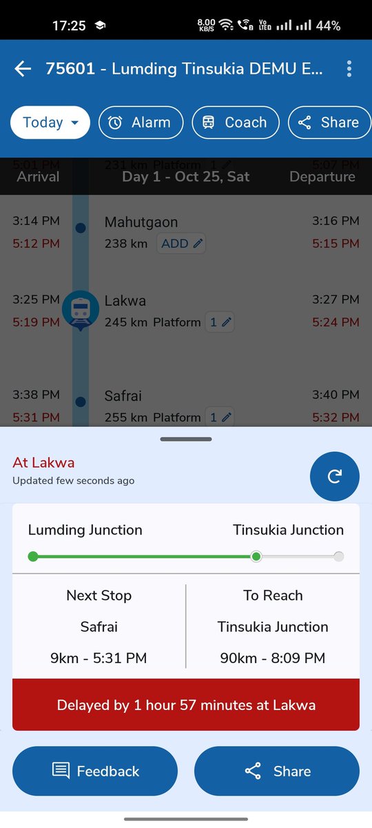 karkunal609's tweet photo. Kindly help me with a local connection or ensure I can reach Margherita without missing the train.
There is no PNR as it’s a local train.

#IndianRailways #RailMadad https://t.co/bzLlYWKDaS
