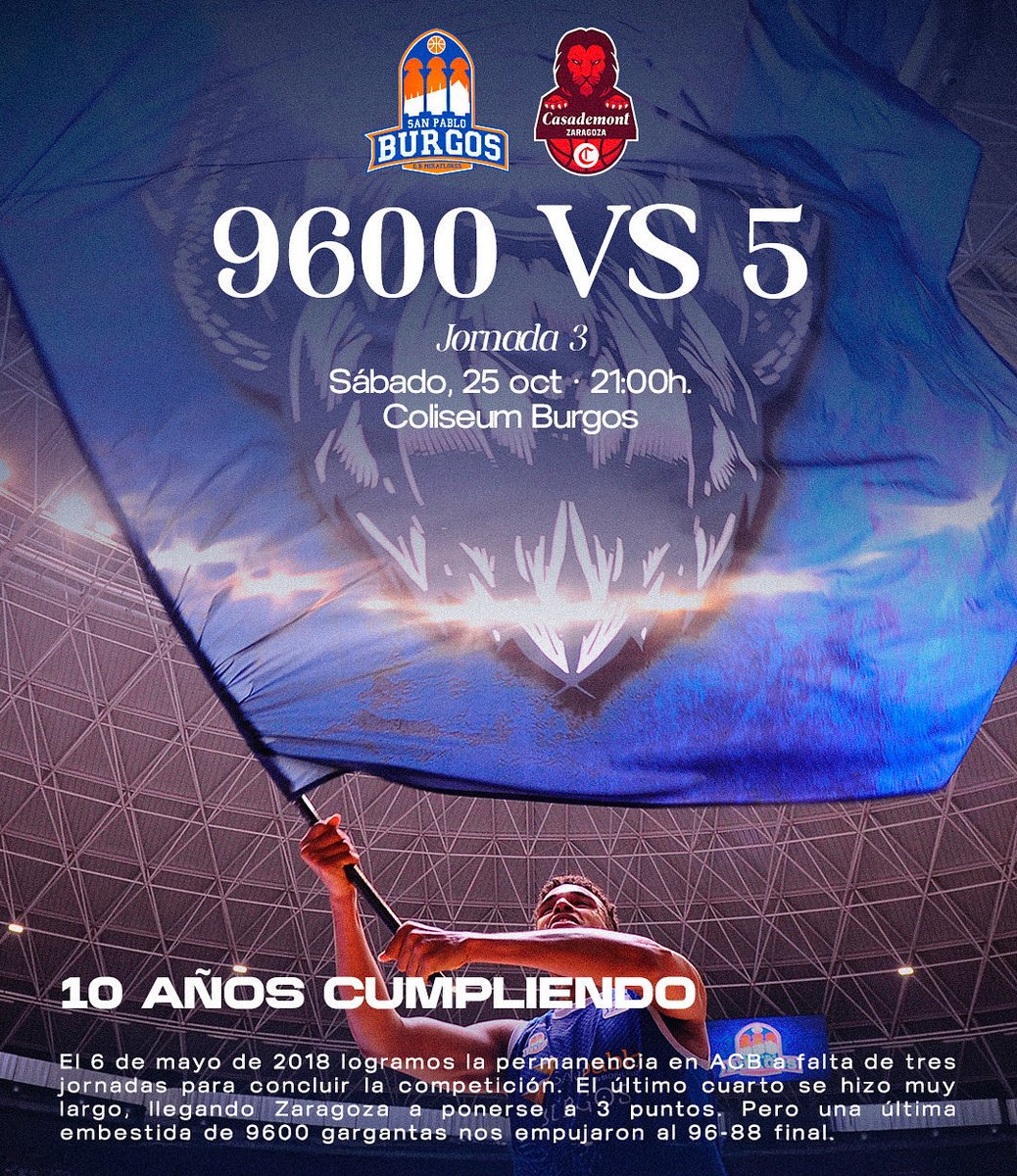 R_Morales97's tweet photo. 🎙️¡Hoy toca doblete!

⚽️Desde las 18:00 estaré en El Plantío con @COPEBurgos para narrar el @Burgos_CF 🆚 Real Sociedad ‘B’ de la @LaLiga2 

🏀A las 21:00 para @tjcope en el Coliseum contando lo que pase en el @SanPabloBurgos 🆚 @CasademontZGZ de @ACBCOM https://t.co/FfdO7XOgCt