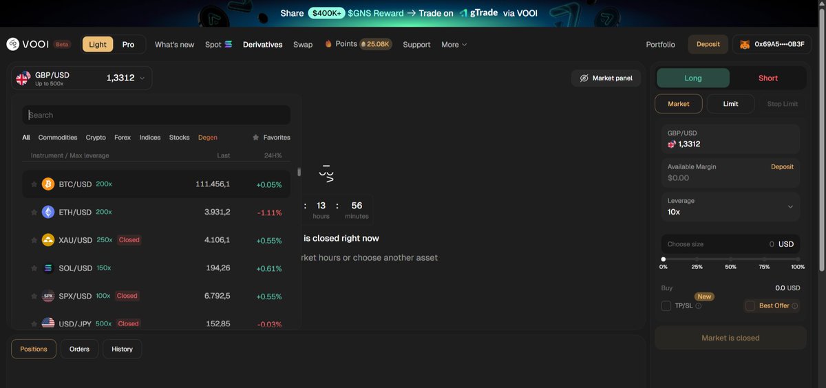 it looks like <a href="/vooi_io/">vooi</a>   will soon be the big dex trading on multiple chains.powered by vooi <a href="/yzilabs/">YZi Labs</a>  it has received an investment of $1.25 million and plans to work on both vooi evm compatible and non-evm compatible networks

I'm gaining points by using Dex, I sometimes do a