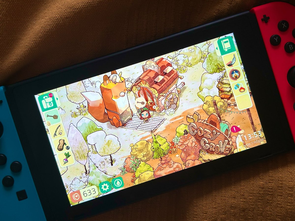 itsthearcher's tweet photo. What could be better than playing a cozy game on Nintendo on a rainy autumn weekend? 🍂🎮 https://t.co/sxi8Q5a5vT