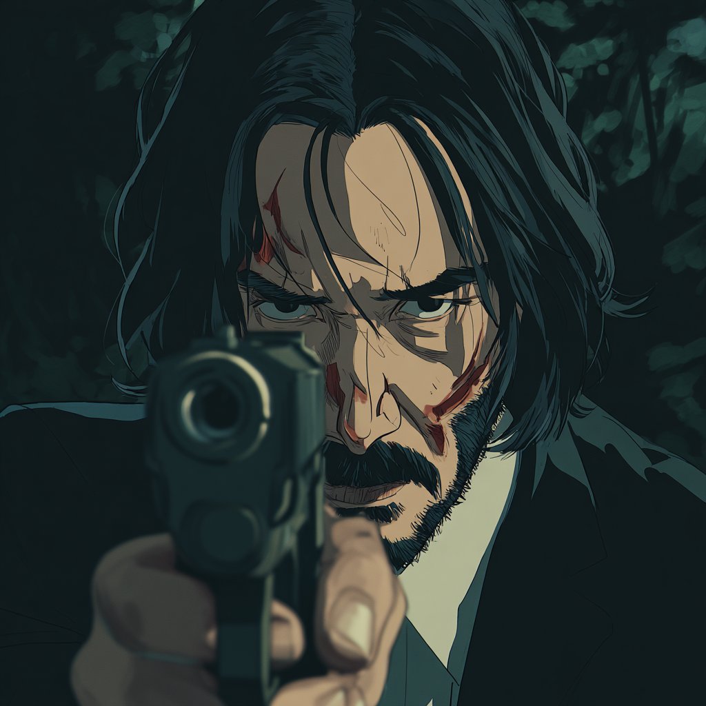 Artedeingenio's tweet image. I’m sharing this Midjourney style reference I came across:

--sref 304866741 

It could be described as cinematic neo-noir anime, influenced by stylized realism and pulp-vampiric aesthetics.

There’s a beautiful balance between graphic precision and digital brushwork, preserving…