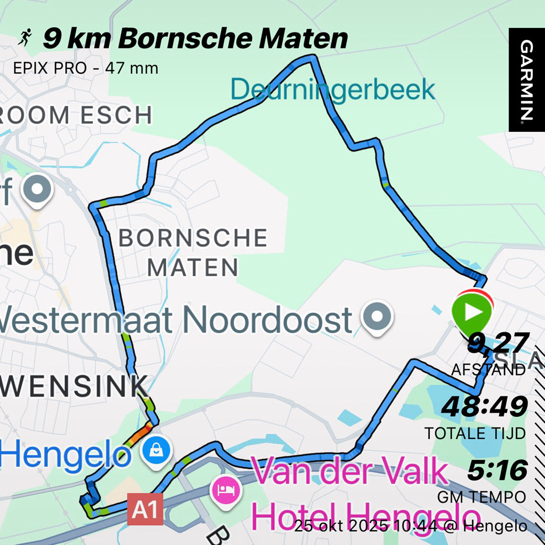 Vandaag 9 km gerend over de Bornsche Maten naar de Bauhaus. Mooi twee in één kunnen doen voor de late dienst zometeen. En laat - vroeg dus vandaag maar gelijk gegaan. Was prima loopweer, ging lekker! Fijn weekend allemaal! <a href="/loopmaatjes/">Loopmaatjes</a> <a href="/hardloopvriend/">Hardloopvriend</a>