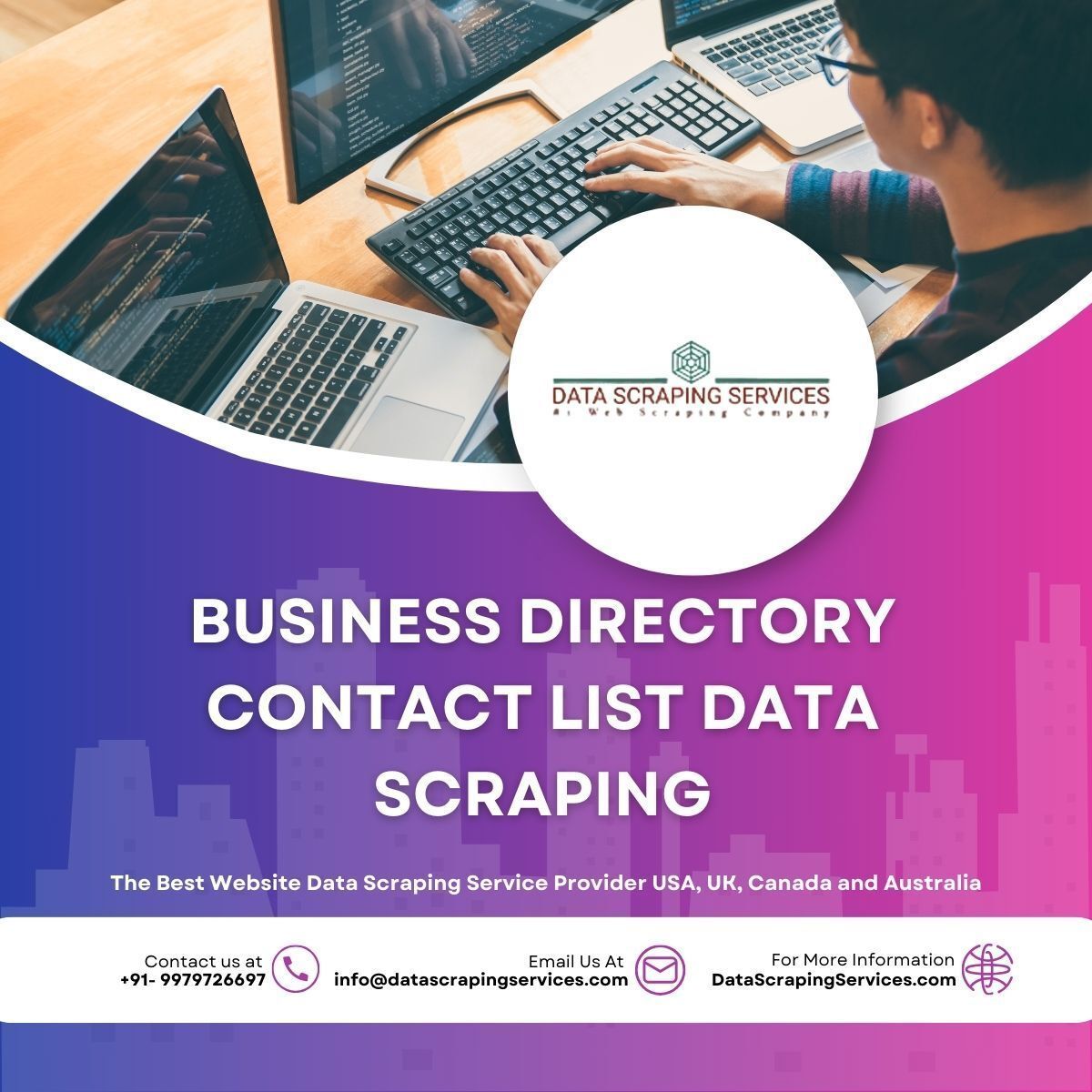 _datascraping's tweet image. Datascrapingservices.com is your solution for effective data extraction. Our scalable services turn data challenges into opportunities for growth and success. Start today by emailing info@datascrapingservices.com.  #EffectiveDataExtraction #ScalableServices #GrowthOpportunities