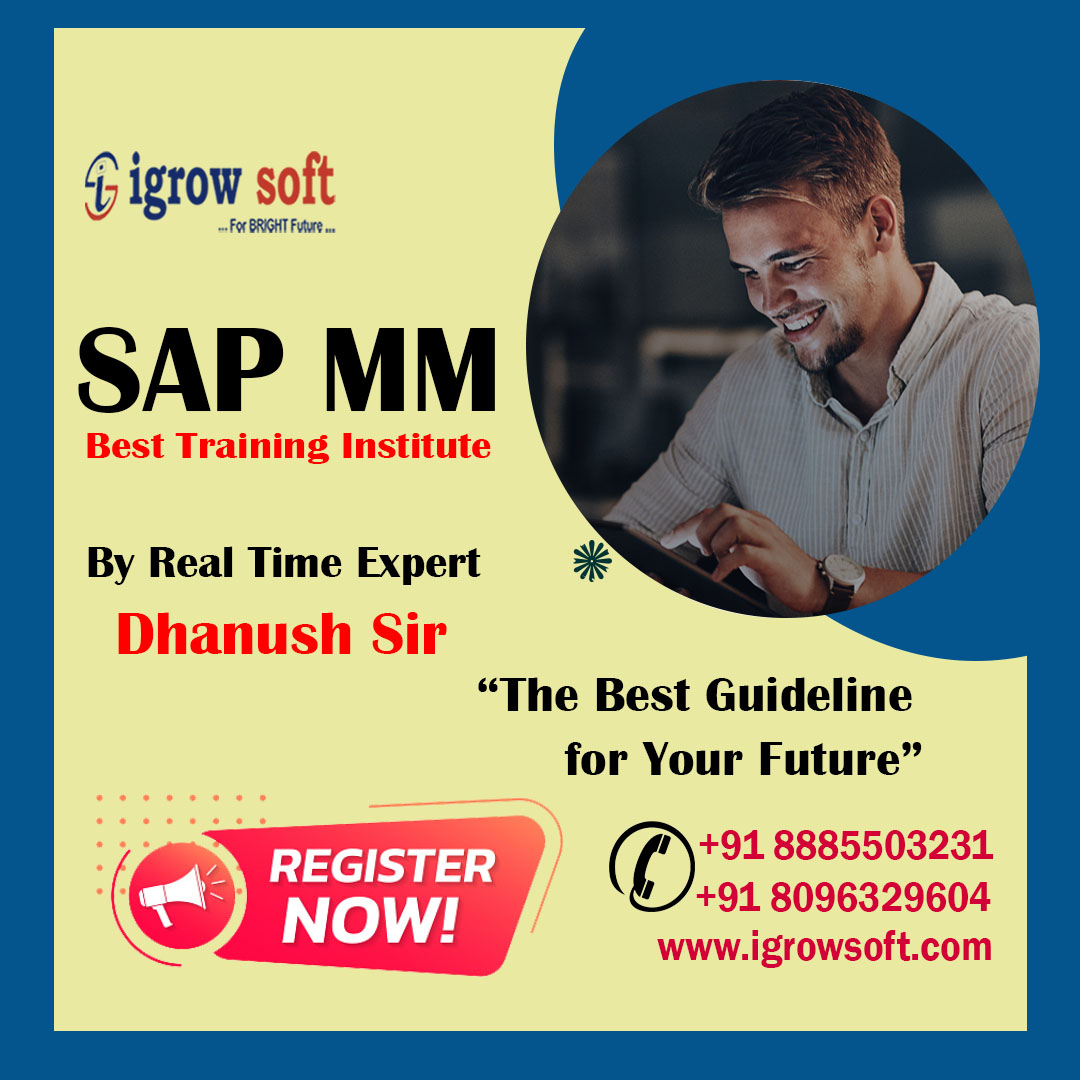 igrowsoftindia's tweet image. Top SAP MM Course Online Training in Hyderabad India
Visit:igrowsoft.com/sap-mm-trainin…
Call Us:+918885503231|8096329604
Email: igrowsoft.yours@gmail.com

#sapmmtraining
#sapmmtraininginstituteinameerpet
#sapmmtraininginhyderabad