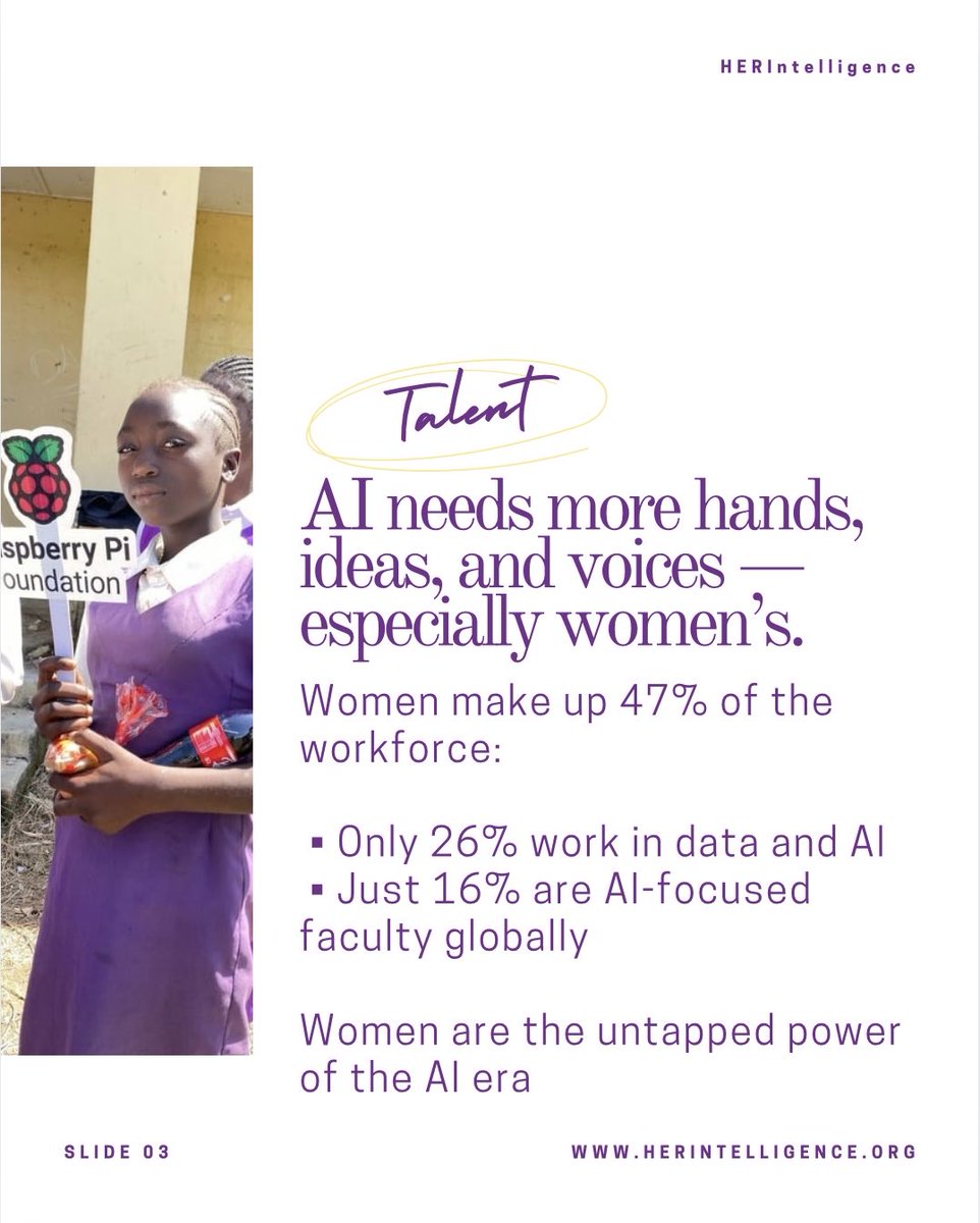 HERintelligenc's tweet photo. #HERIntelligence
#WomenInTech
#GirlsInAI
#TechForWomen
#WomenEmpowerment
#STEMEducation
#WomenWhoCode
#TechCommunity
#MentorshipMatters
#DigitalSkills
#LeadLearnThrive
#InnovationForWomen
#AfricanWomenInTech
#BreakingBarriers
#FutureInTech
#NationalWomenInAIMonth https://t.co/OtwKVgg8LS