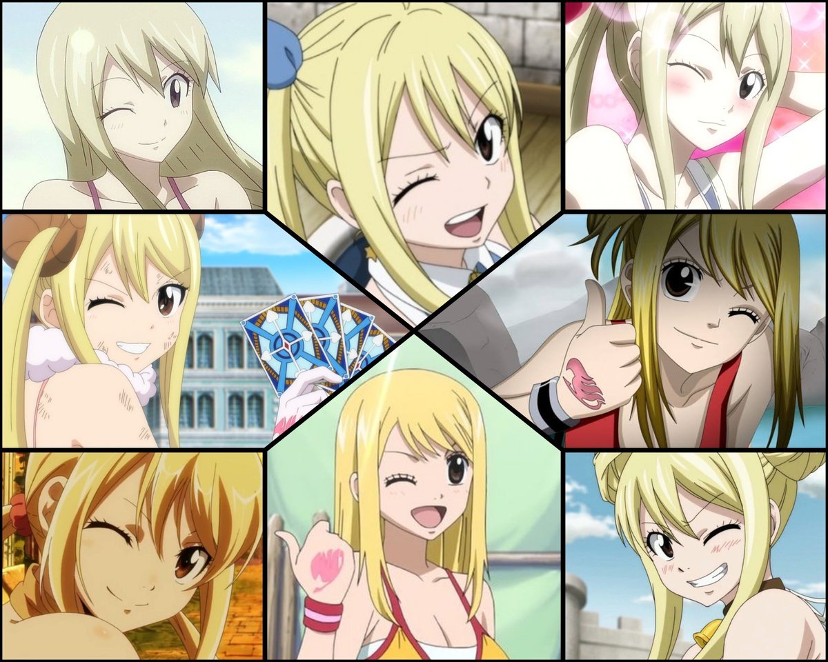 I love it whenever she winks so cutely 💛

#LucyHeartfilia #FairyTail