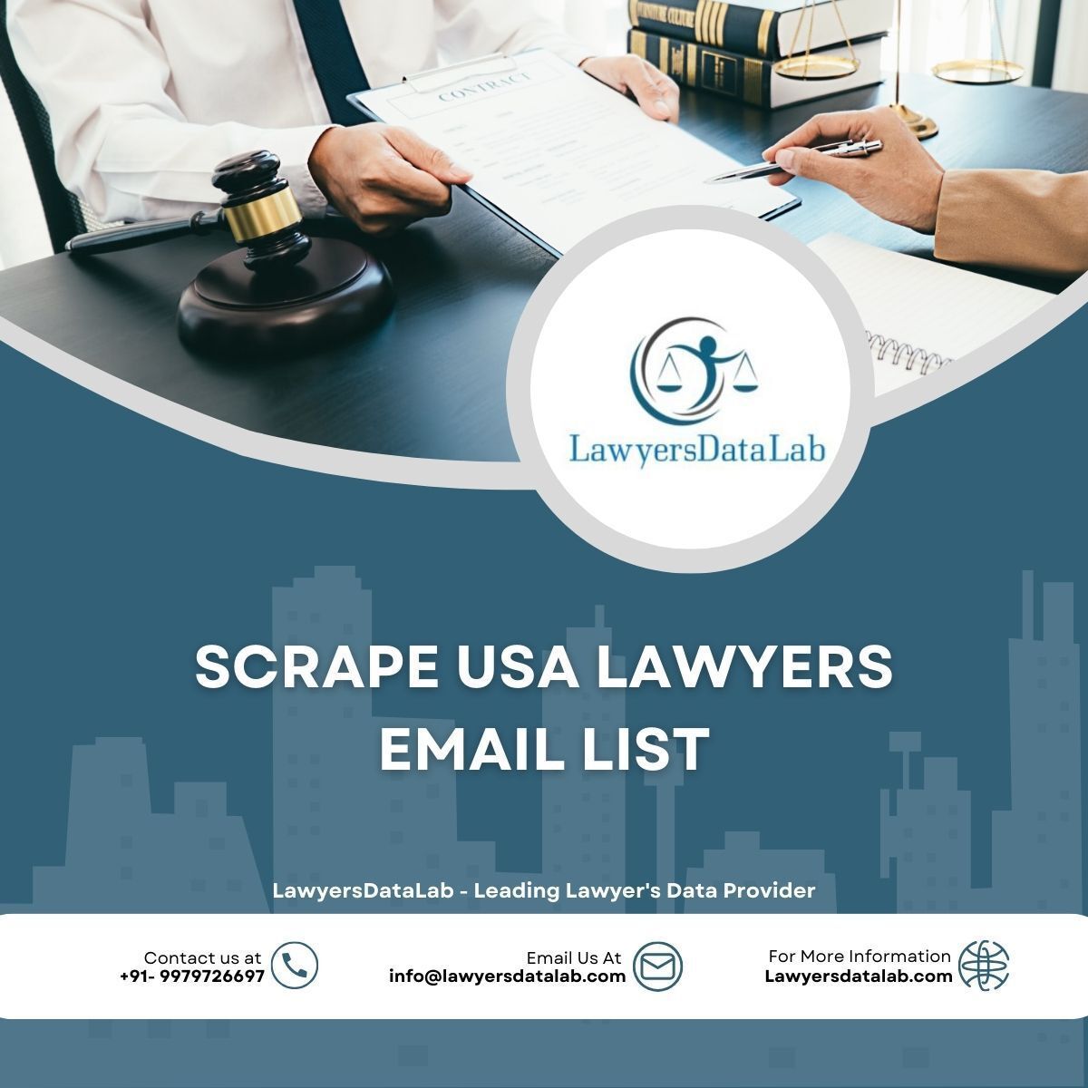 LawyersData's tweet image. Optimize your data with Lawyers Data Lab’s USA lawyers data scraping. Our advanced tech offers rapid and intelligent solutions for data collection. Need directory scraping? Email info@lawyersdatalab.com.  #DataOptimization #LawyersEmailList #ScrapingSolutions