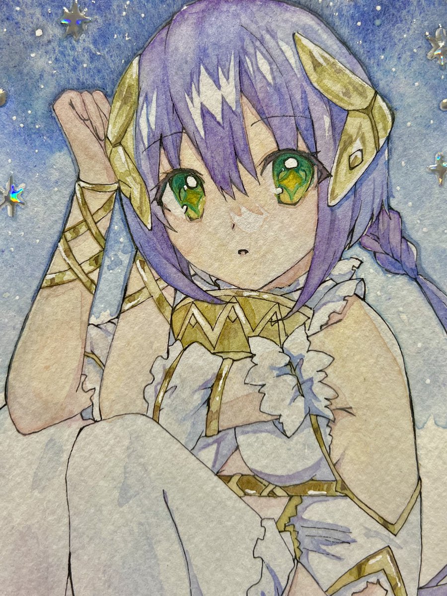 Starlit Automata🌌

#Watercolor
#アトリ絵
#透明水彩