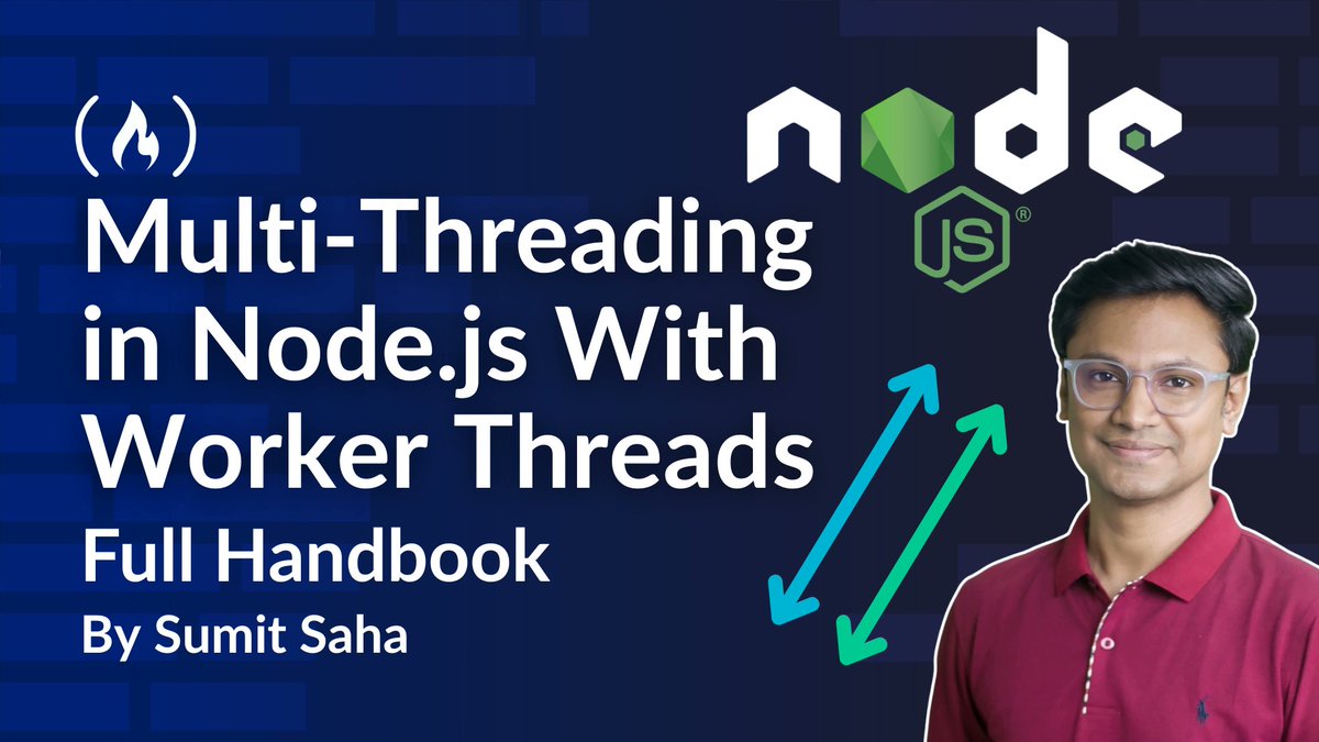 sumit_analyzen's tweet image. Super excited to share my 6th @freeCodeCamp article - and it&apos;s been featured as a Handbook!

Learn how to unlock true parallelism in Node.js using worker threads - a complete practical guide for devs.

Read the guide here → freecodecamp.org/news/how-to-im…

#NodeJS #JavaScript…