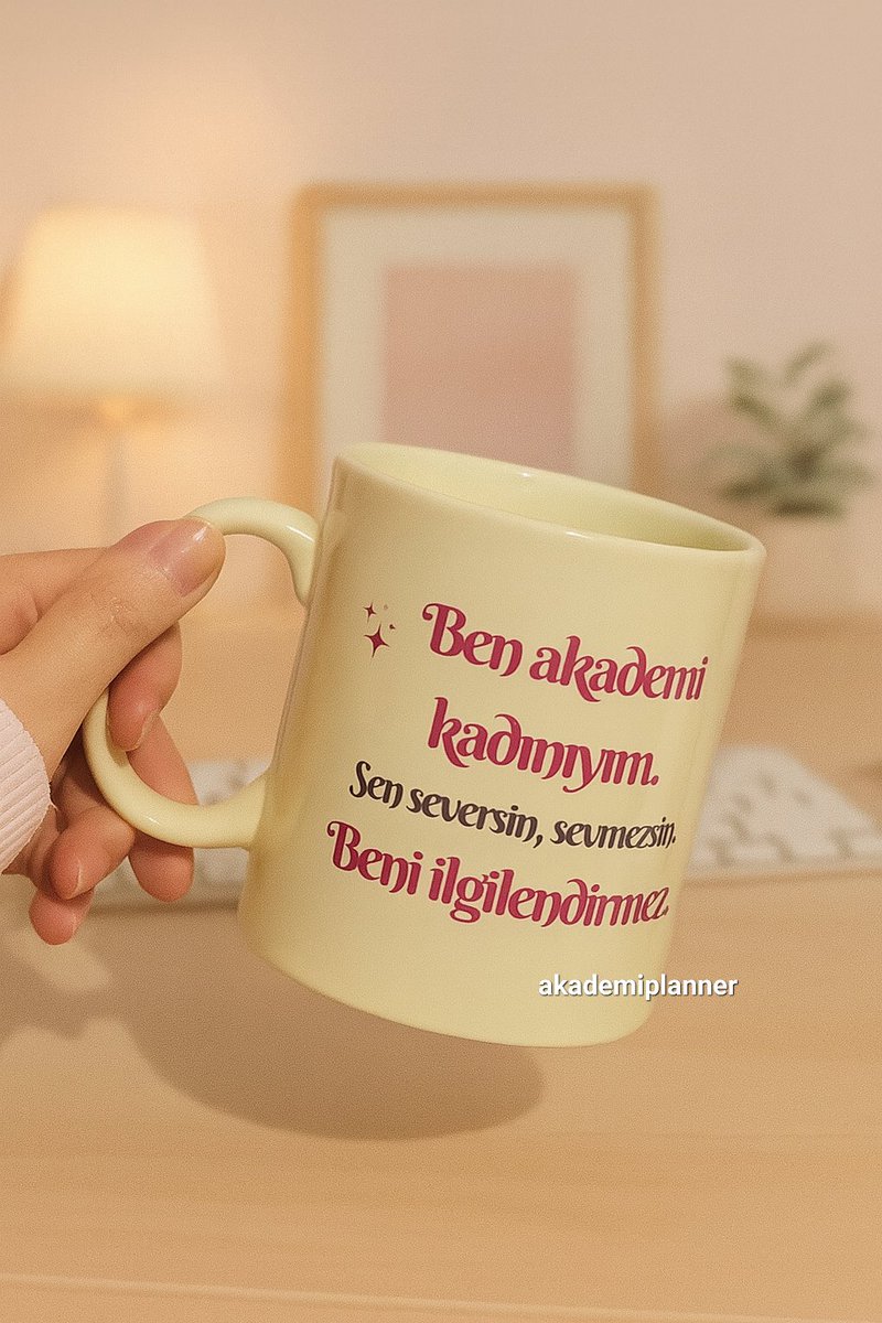 ✨ Ben akademi kadınıyım. Sen seversin, sevmezsin. Beni ilgilendirmez ✨ kupamız 🚀 

shopier.com/37946286