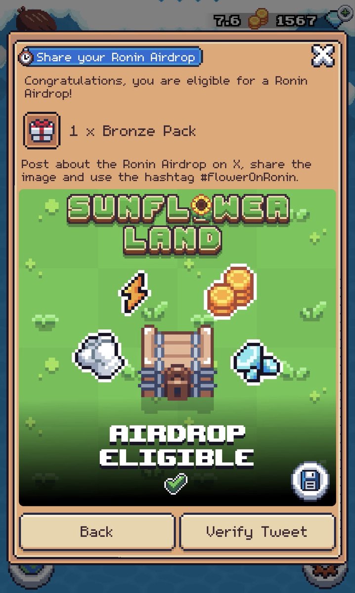Who's been hooked to playing
<a href="/0xSunflowerLand/">Sunflower Land</a>
because of their
<a href="/Ronin_Network/">Ronin</a>
airdrop?  #SunflowerLandWeekly