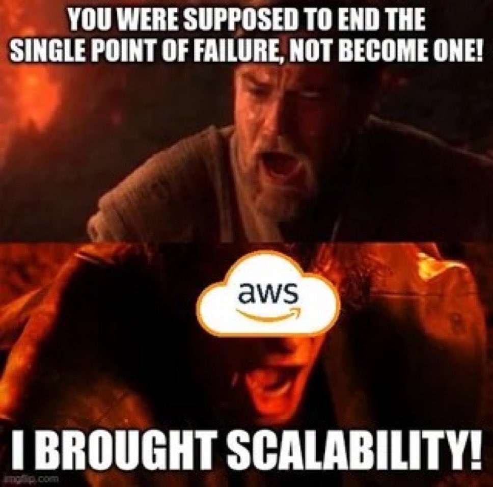 akashalpha_'s tweet image. The AWS outage shows a clear need for a decentralized cloud like @akashnet_. Web 3 needs a backbone rooted in permissionless and decentralized infrastructure that won’t go down when AWS does. 

They’ve built a Supercloud where you can deploy containerized docker images on demand.