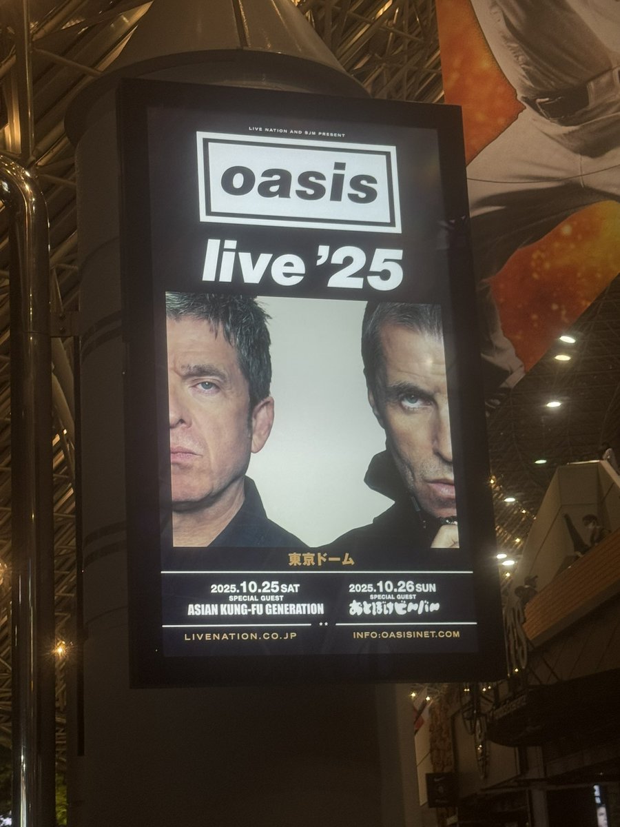 oasis 25 ポスター A2サイズ 10/25 オアシス ポスター A2サイズ
