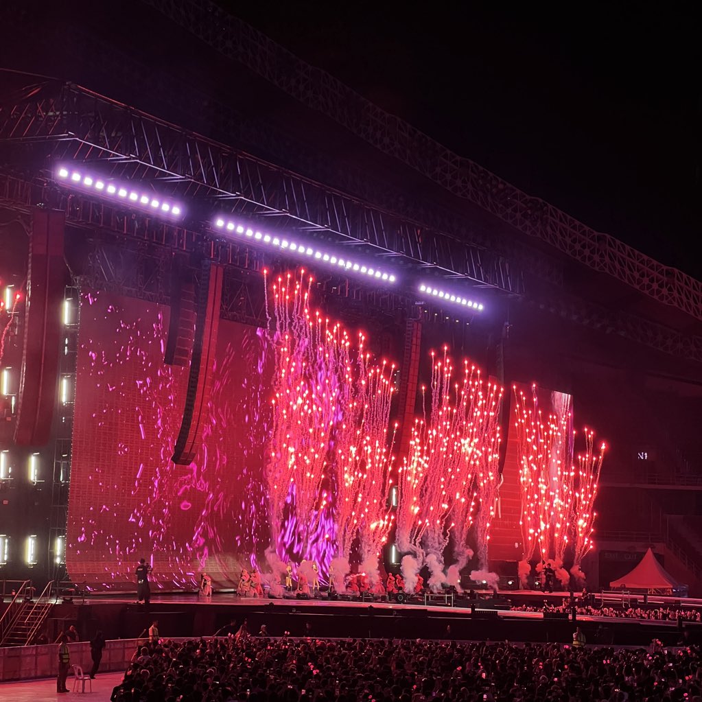 Fireworks are still there but they got reduce in hight / stage level only 

#DEADLINE_IN_BANGKOK