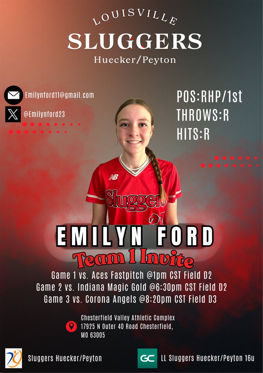 Can’t wait to be back on the field this weekend!! <a href="/LadySluggersOrg/">Louisville Lady Sluggers</a> <a href="/Lady_Sluggers10/">Louisville Lady Sluggers Huecker/Peyton</a> <a href="/SluggersHuecker/">Lady Sluggers 18</a>