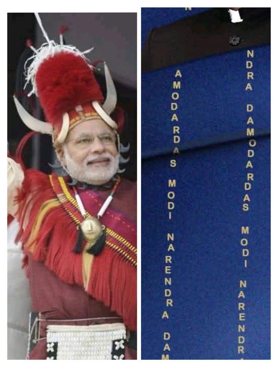 Pugal0405gmail4's tweet image. *⭕#ஏழையாய் பிறந்து இருப்பதால், வறுமையின் வலியை உணர்ந்து இருக்கிறேன்!!*

*⭕பீஹார் தேர்தல் பிரச்சாரத்தில்,பைசன் @ காளமாடன் (மோடி).*

*⭕மோடி அணியும் 10 லட்ச ரூபாய் கோட்டில்,, &quot;நரேந்திர தாமோதர தாஸ் மோடி&quot; என்று ஆங்கிலத்தில் உள்ள எழுத்துக்கள் தங்க ஜரிகையால் நெய்யப்பட்டது.*