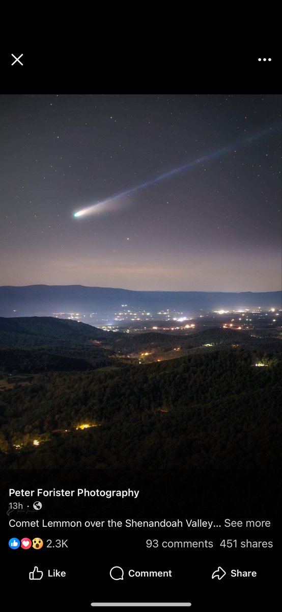 JCMckinleyauth's tweet photo. Oh it’s just a comet
Day the uneducated
The educated
Knew better
And rightly
We’re #terrified
Making bunkers
Launching rockets to the moon
Or mars

It’s funny
Ignorance is bliss
Until
It’s too late
#vss365 #extinctionevent
#meteor https://t.co/2lWhjkMniM