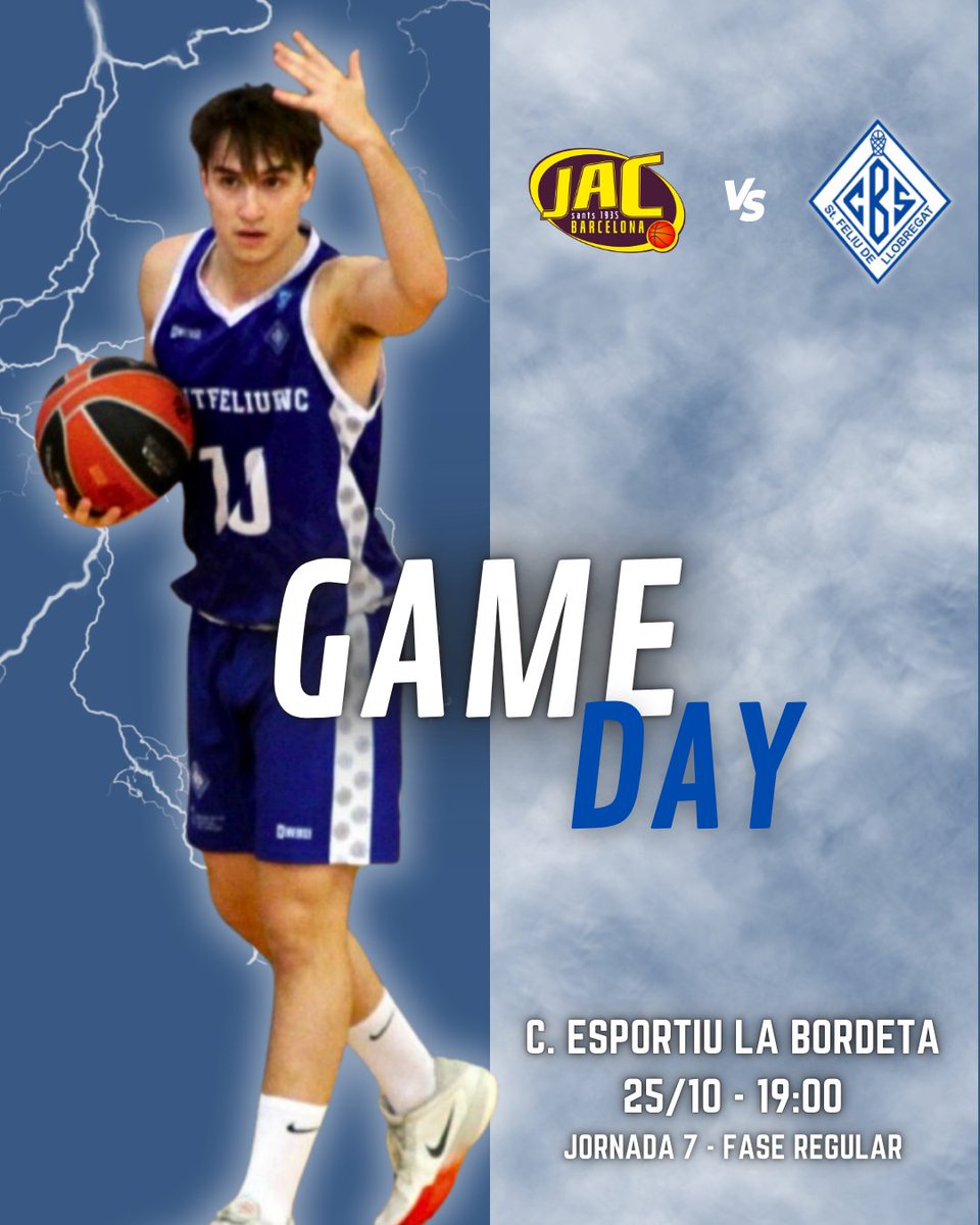 cbsantfeliuenc's tweet image. 🏀 GAME DAY: SUPERCOPA MASCULINA

📅 Dissabte 25 d’octubre
⏰ 19:00h
📍 Centre Esportiu La Bordeta
🆚 JAC Sants

Molta força, equip! Us animem a venir i donar suport al nostre equip en aquest gran partit. Junts som més forts!

#CBSantfeliuenc #Supercopa #OrgullCBS #inverseteams