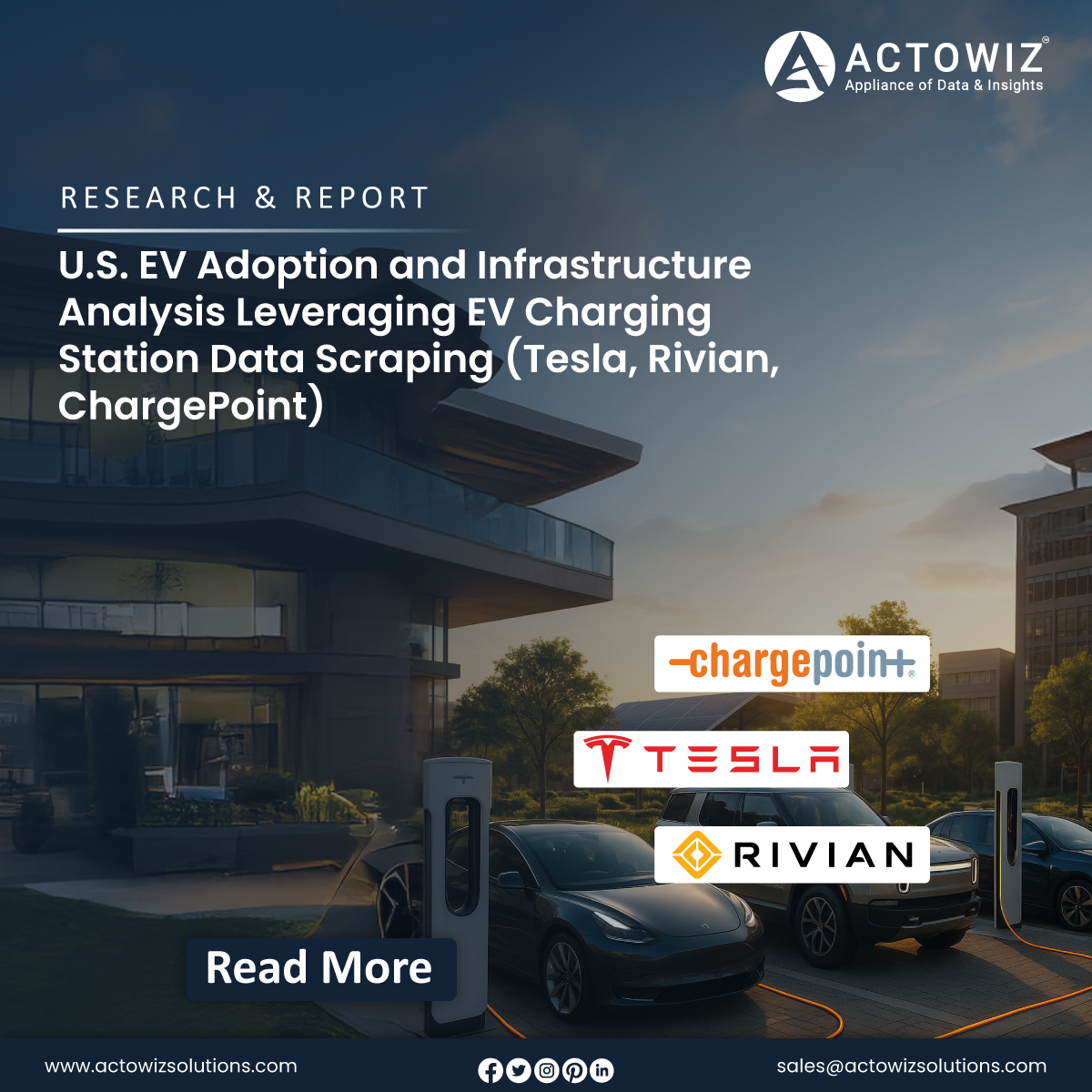 actowizsolution's tweet image. This research report analyzes U.S. EV adoption and infrastructure trends using EV charging station data scraping from #Tesla, #Rivian &amp;amp; ChargePoint.

actowizsolutions.com/us-ev-adoption…

#ActowizSolutions #EVData #ElectricVehicles #DataScraping #EVCharging #Tesla #Rivian #ChargePoint
