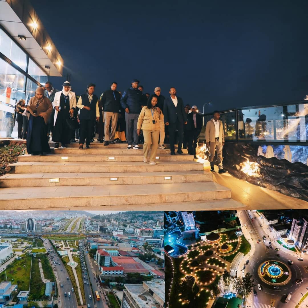 AdanechAbiebie's tweet image. Praise be to God, who helped us today!
#AddisAbaba We have inaugurated and opened for service the corridor development stretching from Sar Bet to German Square to Garment -Furi. 
This ceremony was held in the presence of our esteemed Prime Minister Dr @AbiyAhmedAli  and…