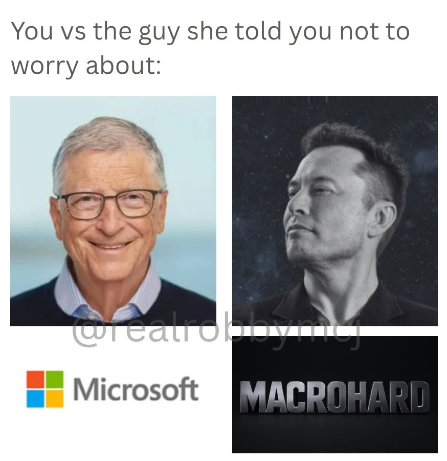<a href="/elonmusk/">Elon Musk</a> Macrohard FTW!