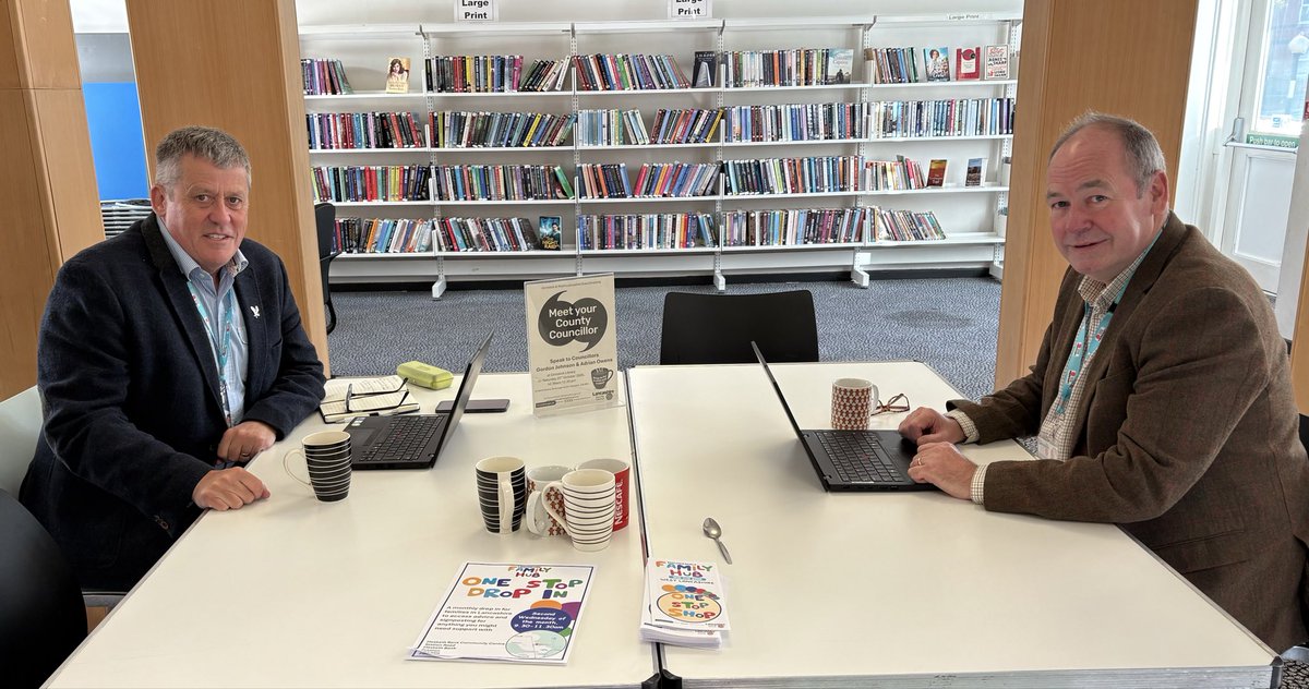 A busy <a href="/LancashireCC/">Lancashire County Council</a> Cllr ‘Residents drop in session’ today in conjunction with fellow <a href="/ourwestlancs/">Our West Lancs</a> Cllr Adrian Owens
Plenty of issues &amp; case work to progress moving forwards. 🦉
#puttingresidentsfirstandforemost #owl #LocalCountyCouncillor #Ormskirk
