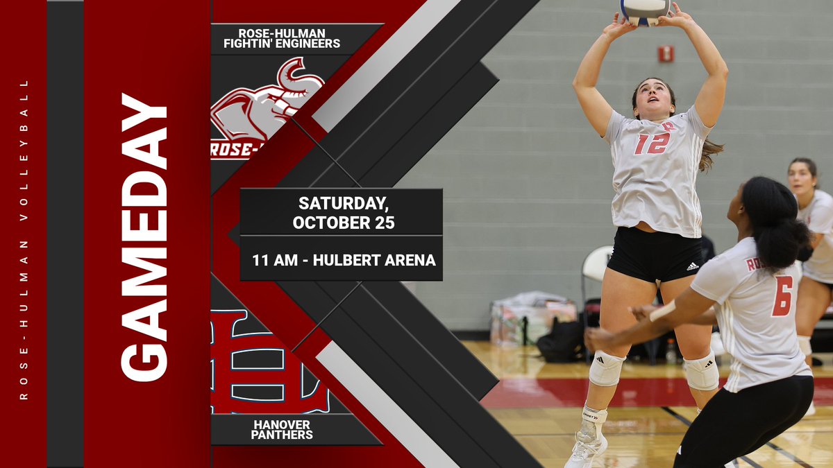 🏐: Rose-Hulman faces off with Hanover on National Girls and Women in Sports Day. #GoRose

📍: Terre Haute, Indiana
⏰: 11 AM
📺: ow.ly/txY050XfV5l
📊: ow.ly/sM6X50XfV5m
📄: ow.ly/7G4Z50XfV5n