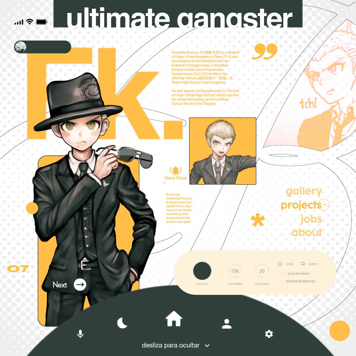 _m0bstrr's tweet image. ㅤ ㅤㅤ

           𓆝 𓆟    🌙    𝚄𝚕𝚝𝚒𝚖𝚊𝚝𝚎 𝙶𝚊𝚗𝚐𝚜𝚝𝚎𝚛
           𝙵𝚞𝚢𝚞𝚑𝚒𝚔𝚘 𝙺.     ╱     九頭龍一冬彦.

ㅤ ㅤㅤ