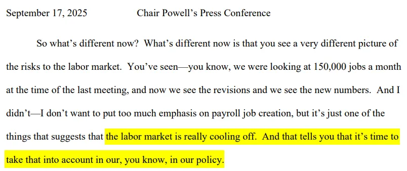 Remember the September FOMC press conference

1. Downside risks to labor market (dovish)
2. LESS upside risks to inflation (dovish)

If he repeats the same...

Then you know what to do with GOLD