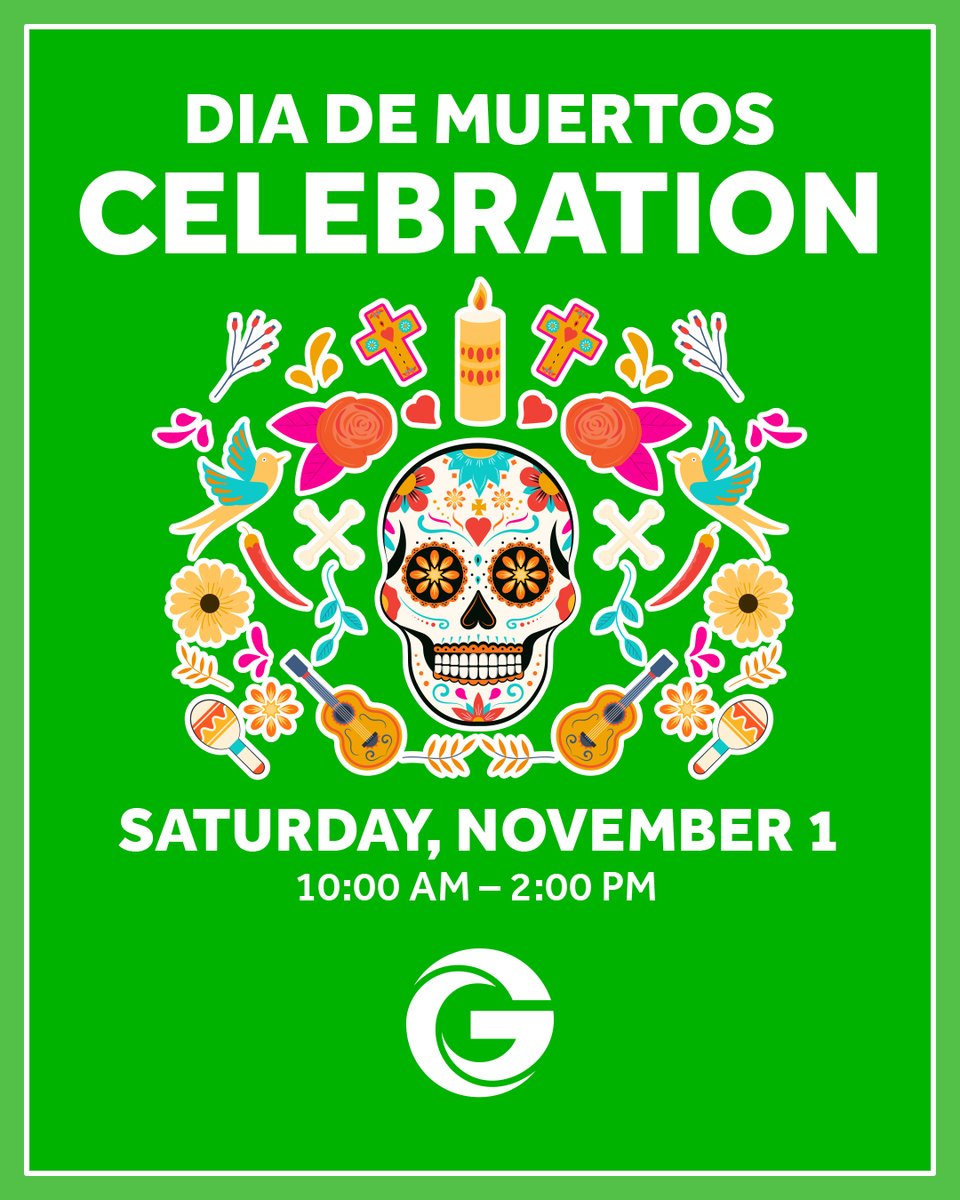 🌼💀 Celebrate Día de los Muertos!

Join us for flower crowns, mini ofrendas, face painting &amp; more. Dress up as El Catrín or La Catrina and be part of the tradition! ✨

🗓️Saturday, November 1
⏰10:00 AM - 2:00 PM
📍O'Neil Recreation Center

Register for free at:
