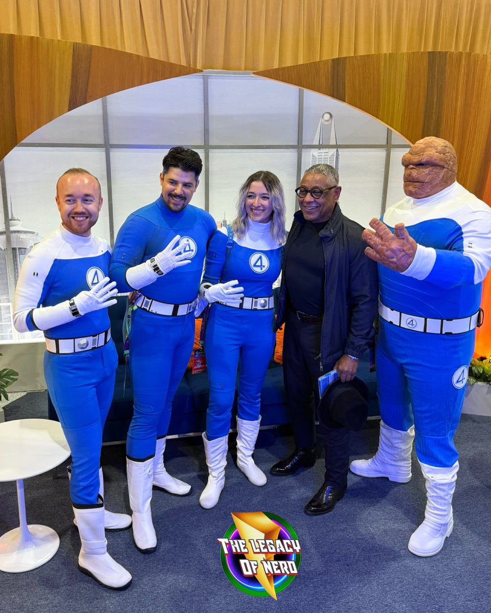 thelegacyofnerd's tweet image. Giancarlo Esposito at SpaceCon San Antonio at ‘The Fantastic Four: First Steps’ activation