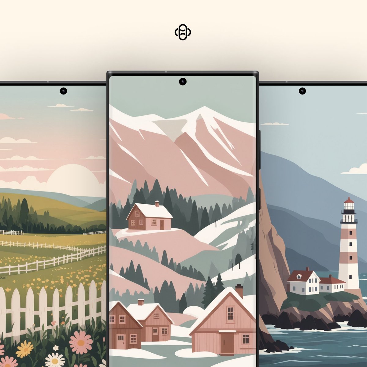 Vector landscape wallpapers 🏠