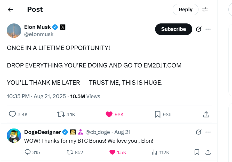 bags_bnb's tweet photo. @elonmusk This isn’t for show - it’s real people helping real people. That’s what counts. https://t.co/eZ32ZrVwkW