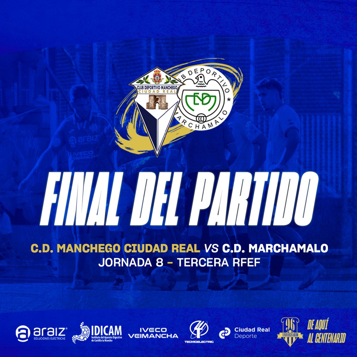 ⚽️ FINAL ⚽️

Goles de Duarte y Pliego.

<a href="/CDManchegoCReal/">Club Deportivo Manchego</a> 2⃣
<a href="/CD_Marchamalo/">CD Marchamalo</a> 1⃣

#AupaManchego 💙🤍