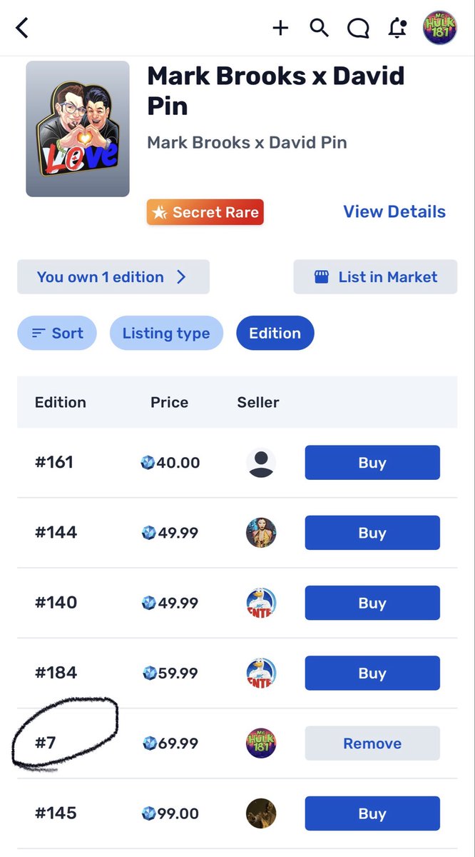 Mint #7 available in gems . 🥂🥂🥂🥂