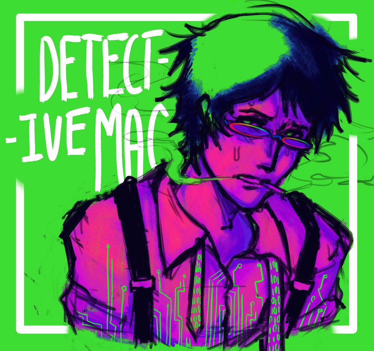 fishisfih's tweet image. day13: detective mac 
au by: @w_wormzz 
forgot to post this yesterday lol 🦶
#mactober #macdateeverything