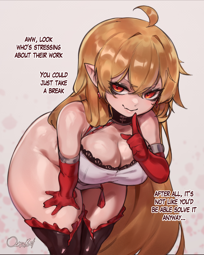 Brat vampire trying distract you!!! 💢