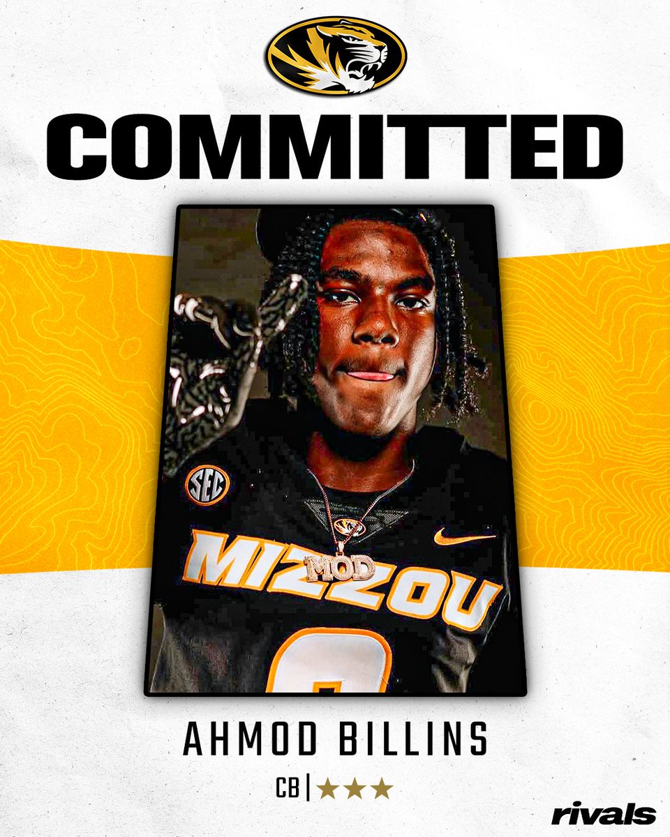 thevandalorian's tweet image. #Mizzou received its first Class of 2026 cornerback commitment from Ahmod Billins.

Al Pogue dipped into his Alabama connections with the Abbeville (Ala.) Christian Academy three-star: &quot;That was definitely a plus knowing people I know have trusted him.&quot;

on3.com/sites/mizzou-t…