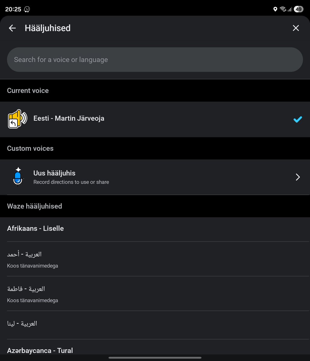 Mis ajast peale Martin Waze-is elab???