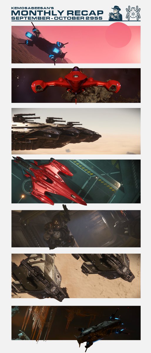 Kemosabeesan's tweet photo. Trying a new format! Is this something you'd like to see monthly?
All original shots in the replies!
#StarCitizen #COSAL https://t.co/GO4wQc42ng