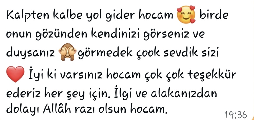 Bazı mesajlar iyi ki öğretmenim dedirtiyor.🥹🫠