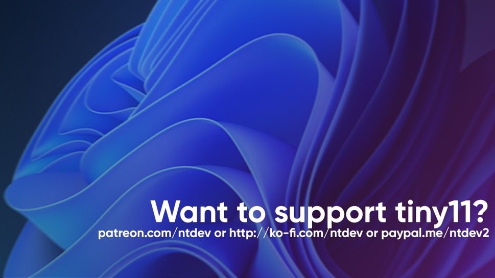 NTDEV_'s tweet image. As always, with every new release of tiny11 the support has been incredible. Also, with almost 16000 stars on GitHub it is one of the most popular PowerShell projects.
It's the fuel that helps me dedicate time to updates and feedback. Just resharing for anyone who's missed it.