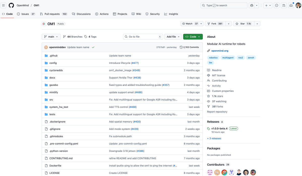 gp_pulipaka's tweet image. OpenMind's OS for Intelligent Machines! #BigData #Analytics #AI #MachineLearning #DataScience #IoT #IIoT #Python #RStats #TensorFlow #JavaScript #ReactJS #CloudComputing #Serverless #DataScientist #Linux #Programming #Coding #100DaysofCode 
geni.us/OpenAI-Modular…