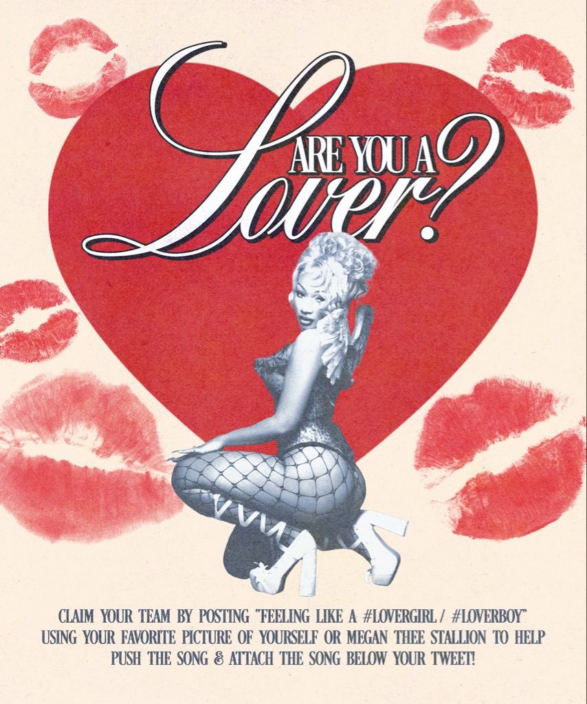 MegansStats's tweet image. Calling all Lovers! it’s your time 💞

Drop your best selfie or fav MTS picture and let the world know are you a #Loverboy or #LoverGirl? 

Don’t forget to attach the song below! 🎧