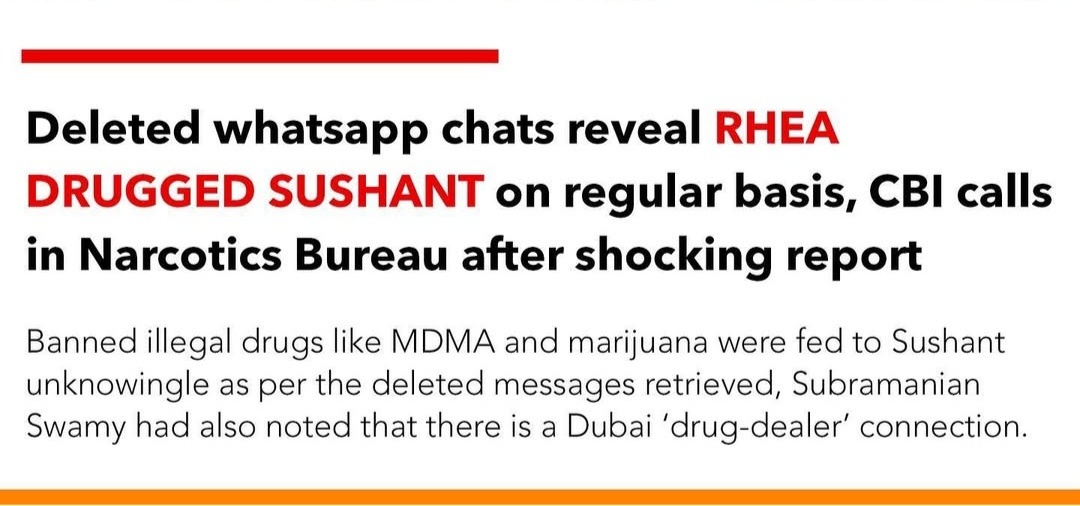 <a href="/Vtxt21/">Veena Jain</a> What about Sushant Singh Rajput.. he went through hell before he was brutally murdered on 13June... any sympathy for him?

#ArrestRheaChakraborty 
#JusticeForSushantSinghRajput