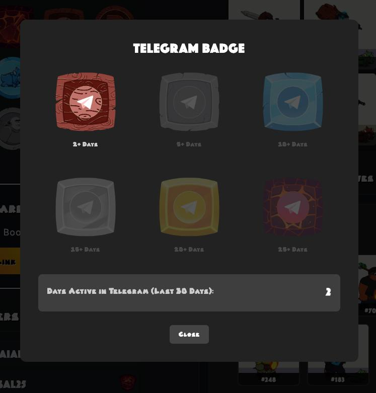 Our next PARTICIPATION BADGE is the talk of the town, pun intended 🗣️ #BTS

Introducing,

THE BOOGA TOWN BADGE 🏛️

Do you show up in Telegram every day?

Whether it’s a cheerful “Booga Morning,” a personal story, or just some boogish small talk, your presence in the community now