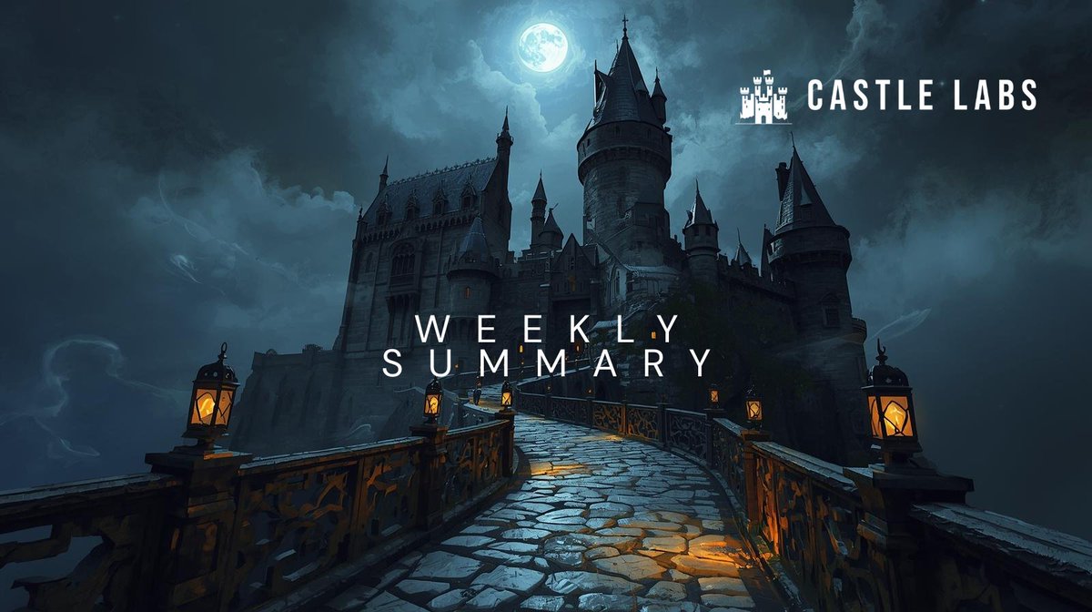 달빛 아래 으스스한 성, Castle Labs의 주간 요약 오버레이